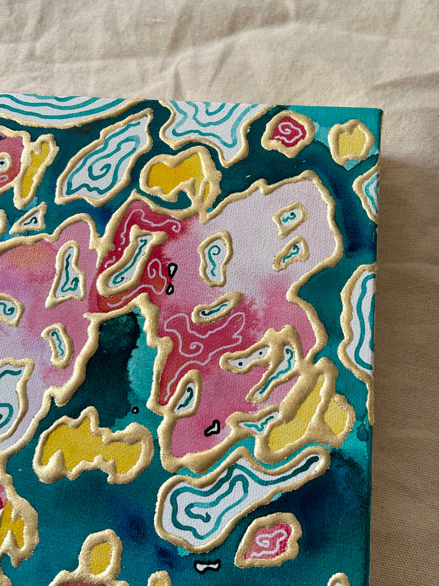 ‘The Rose Garden’ - Original 12x12 Painting