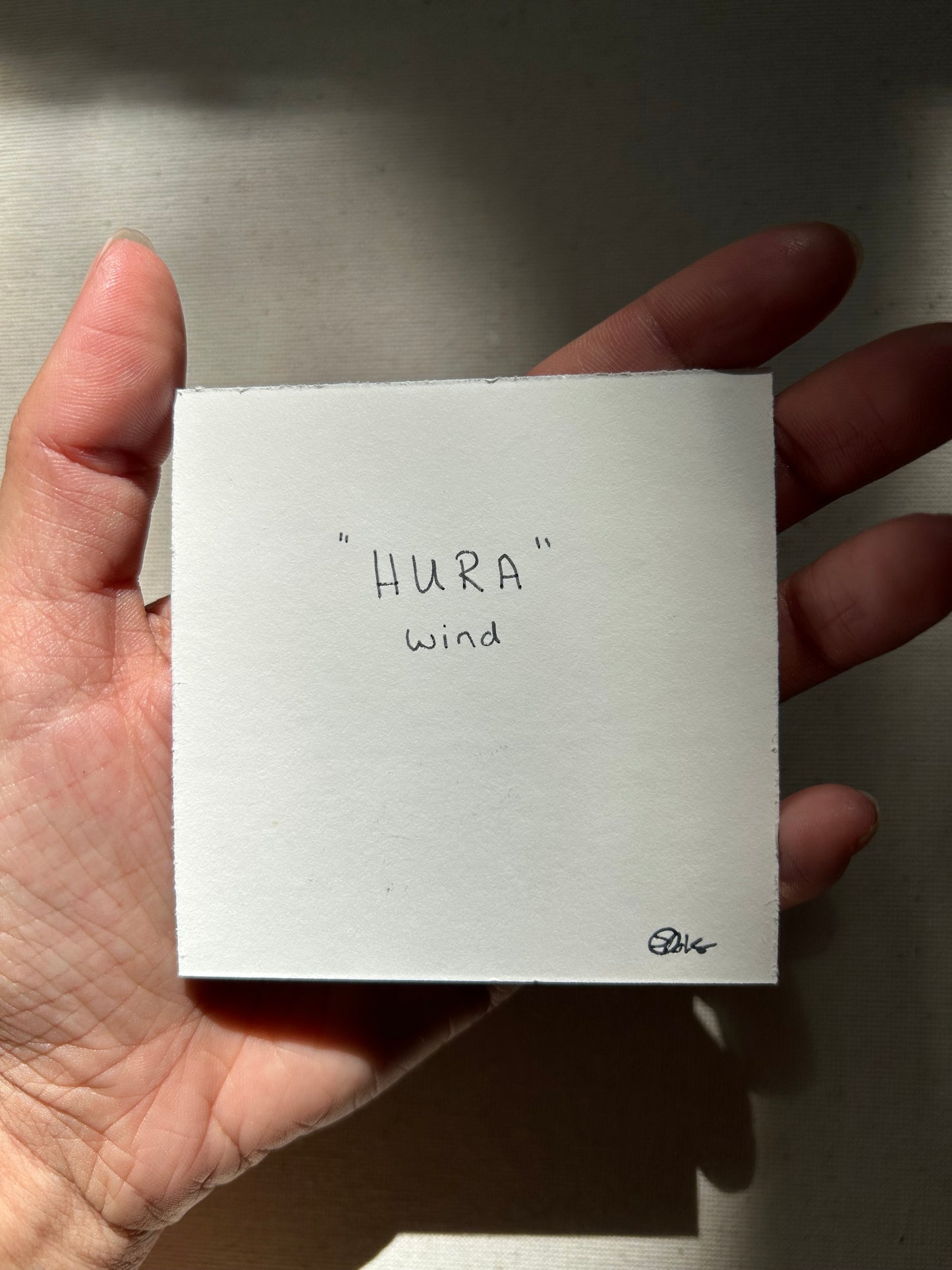 HURA (Wind) - Talisman Painting
