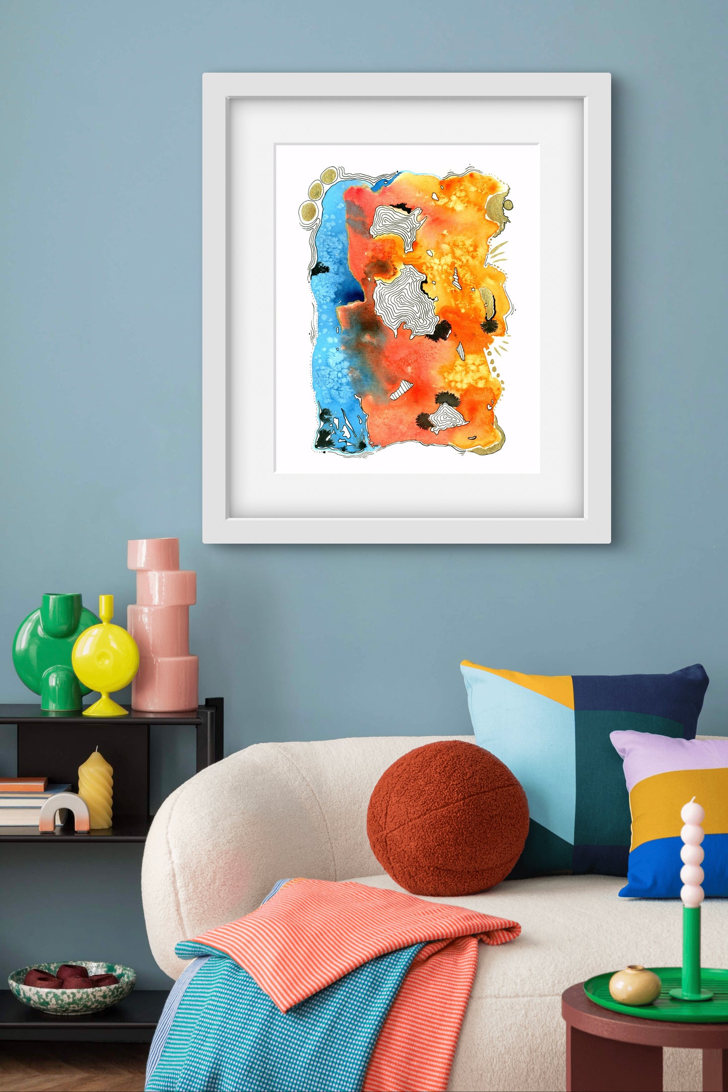 'Lava Lake' Fine Art Print