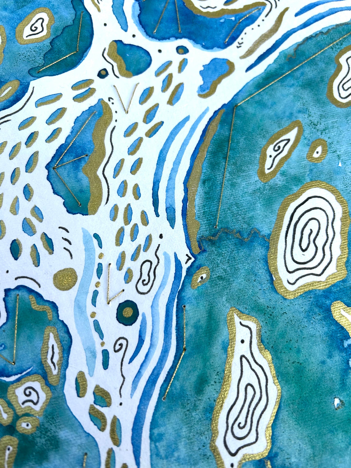 ‘Atlantis Rising’ - Original 12x12 Painting