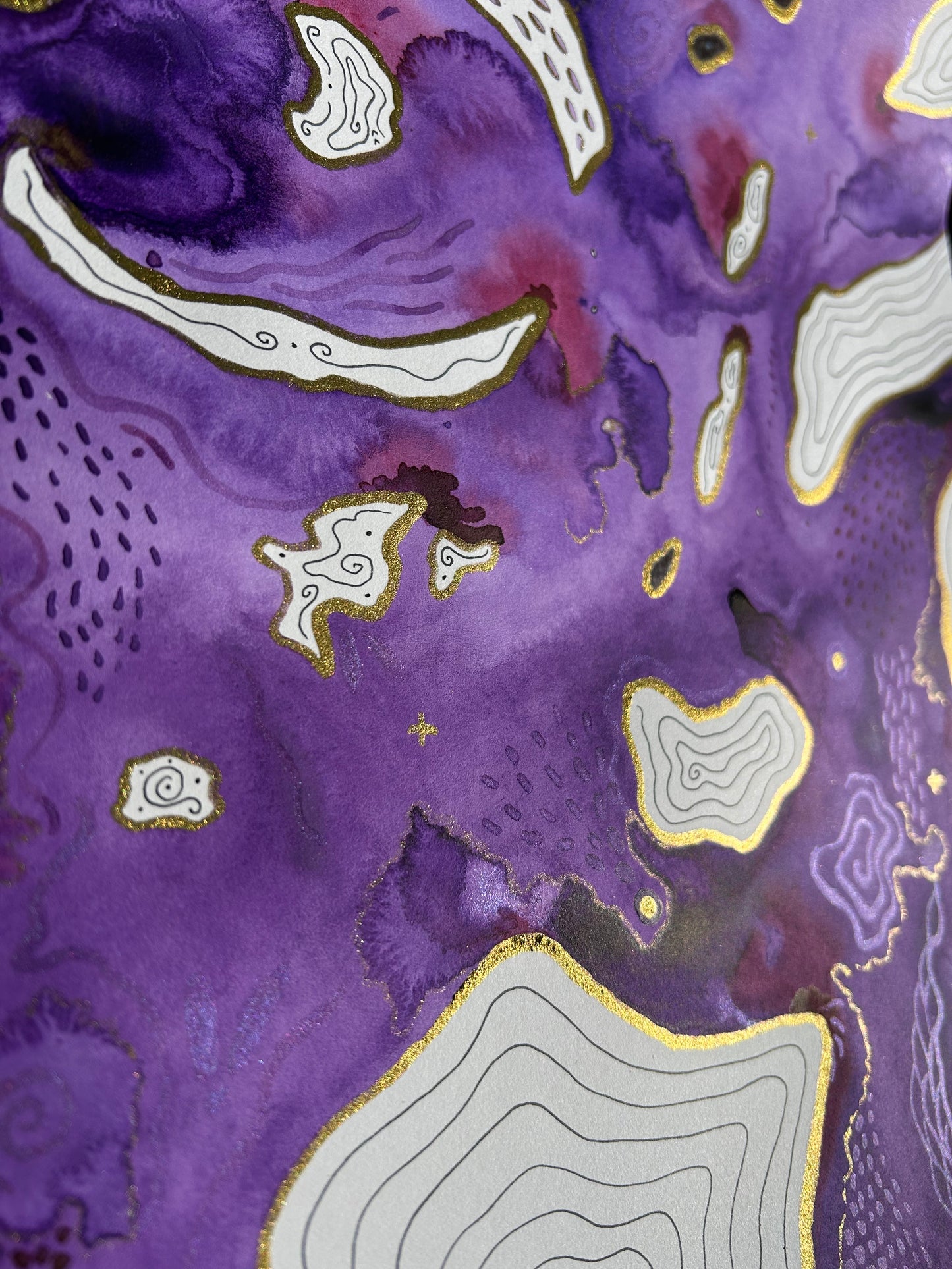‘Amethyst Hollow No.2’ - Original 12x12 Painting