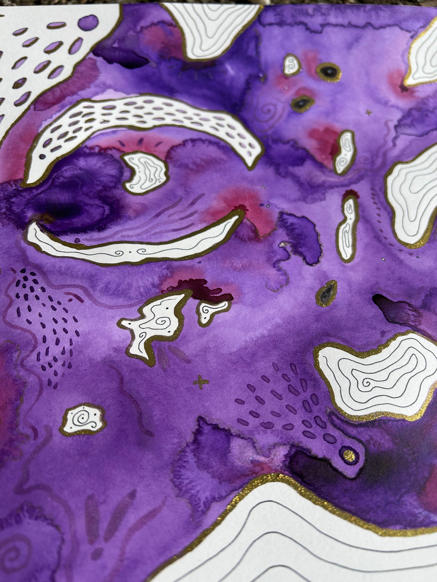 ‘Amethyst Hollow No.2’ - Original 12x12 Painting