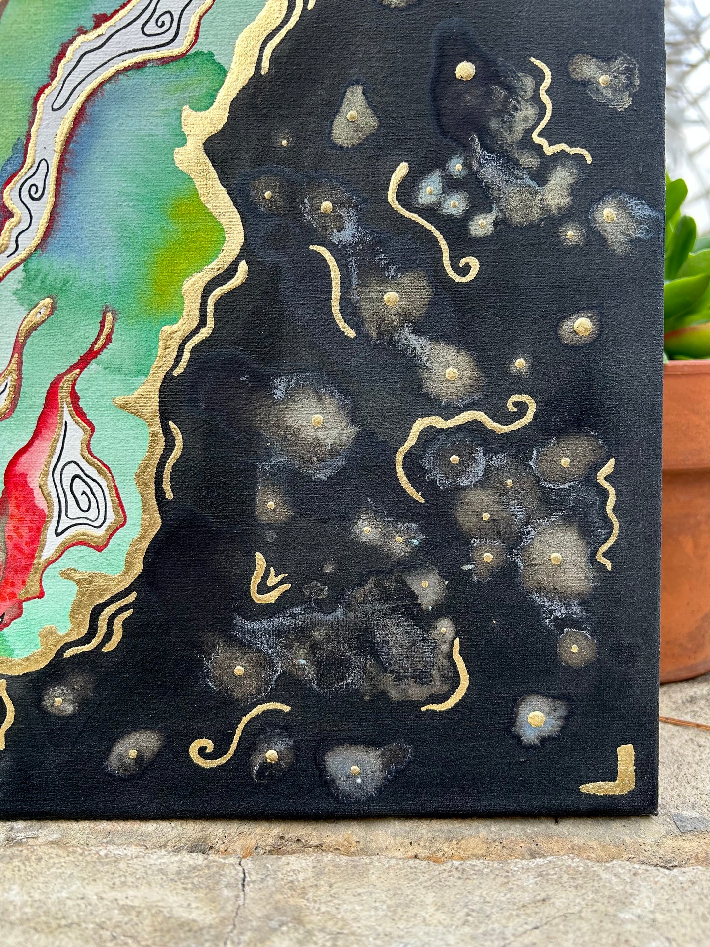 ‘The Land Practicing Becoming Whole’ - Original 16x20 Painting