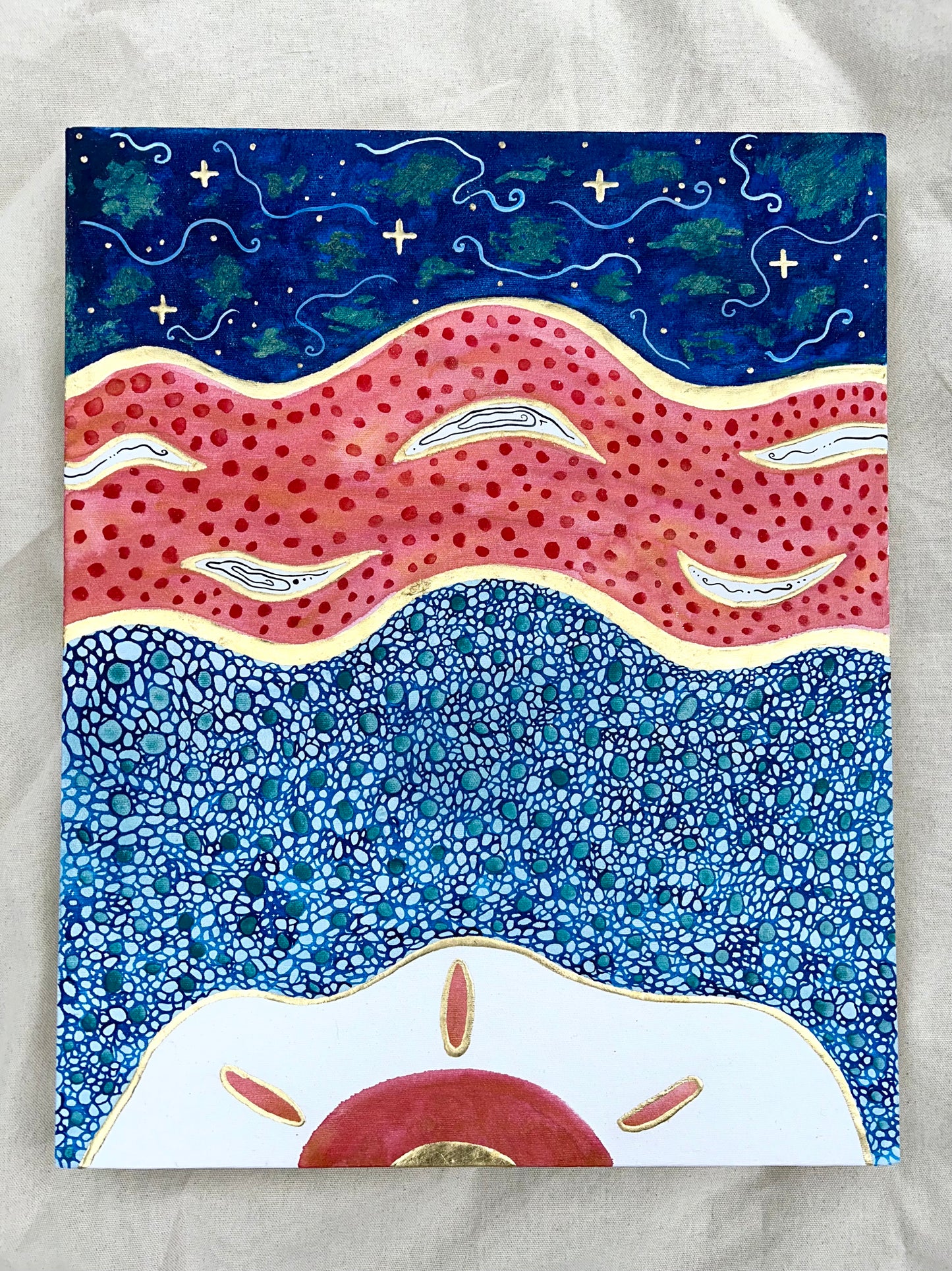 ‘A Democracy of Light No.10’ - Original 16x20 Painting