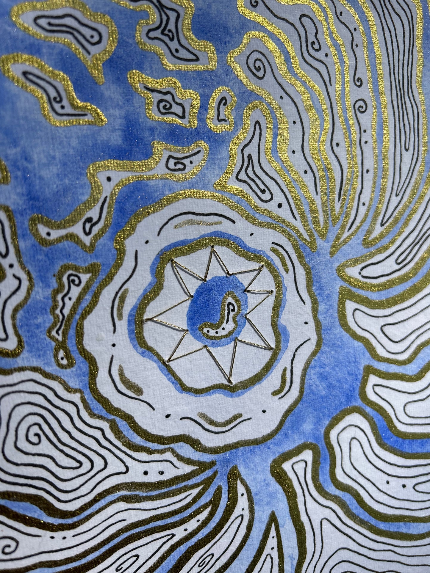 ‘Glacial Memory’ Original 8x8 Painting