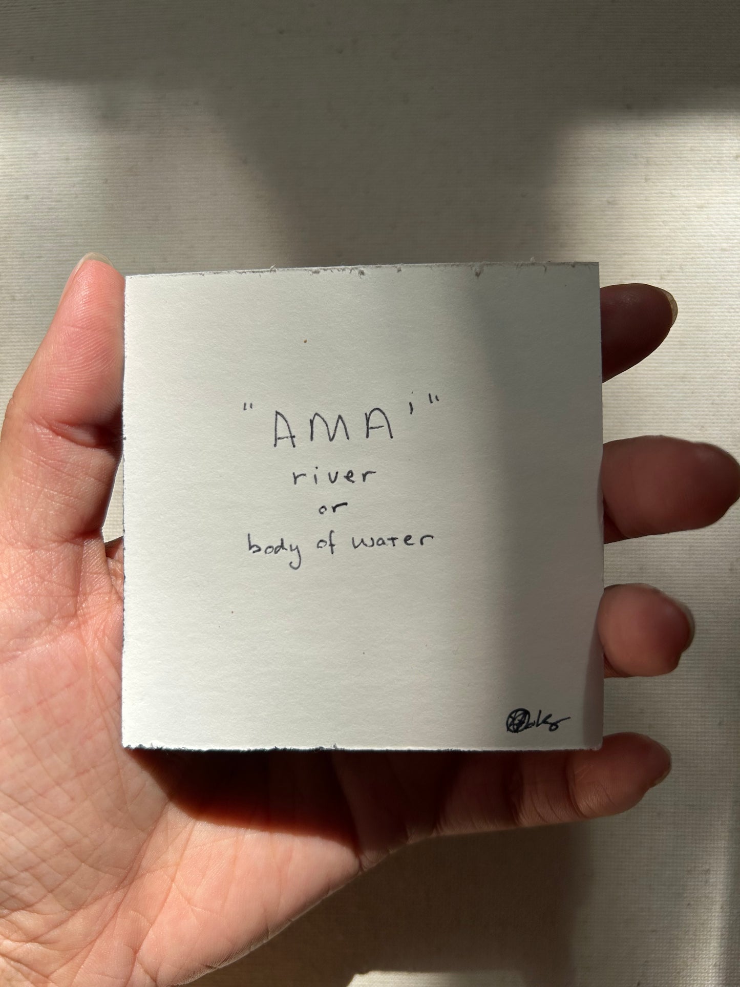 AMA’ (River) - Talisman Painting