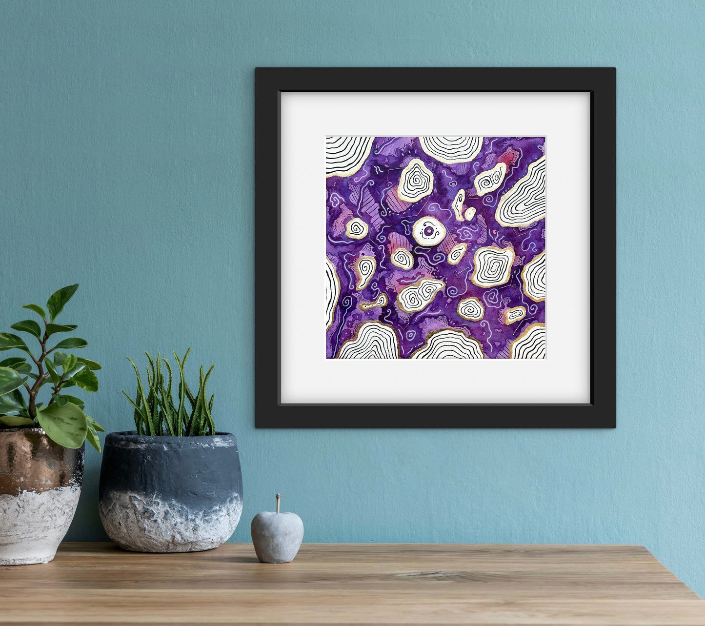 ‘Amethyst Magic No.5 - Limited Edition Fine Art Print - Signed by the Artist