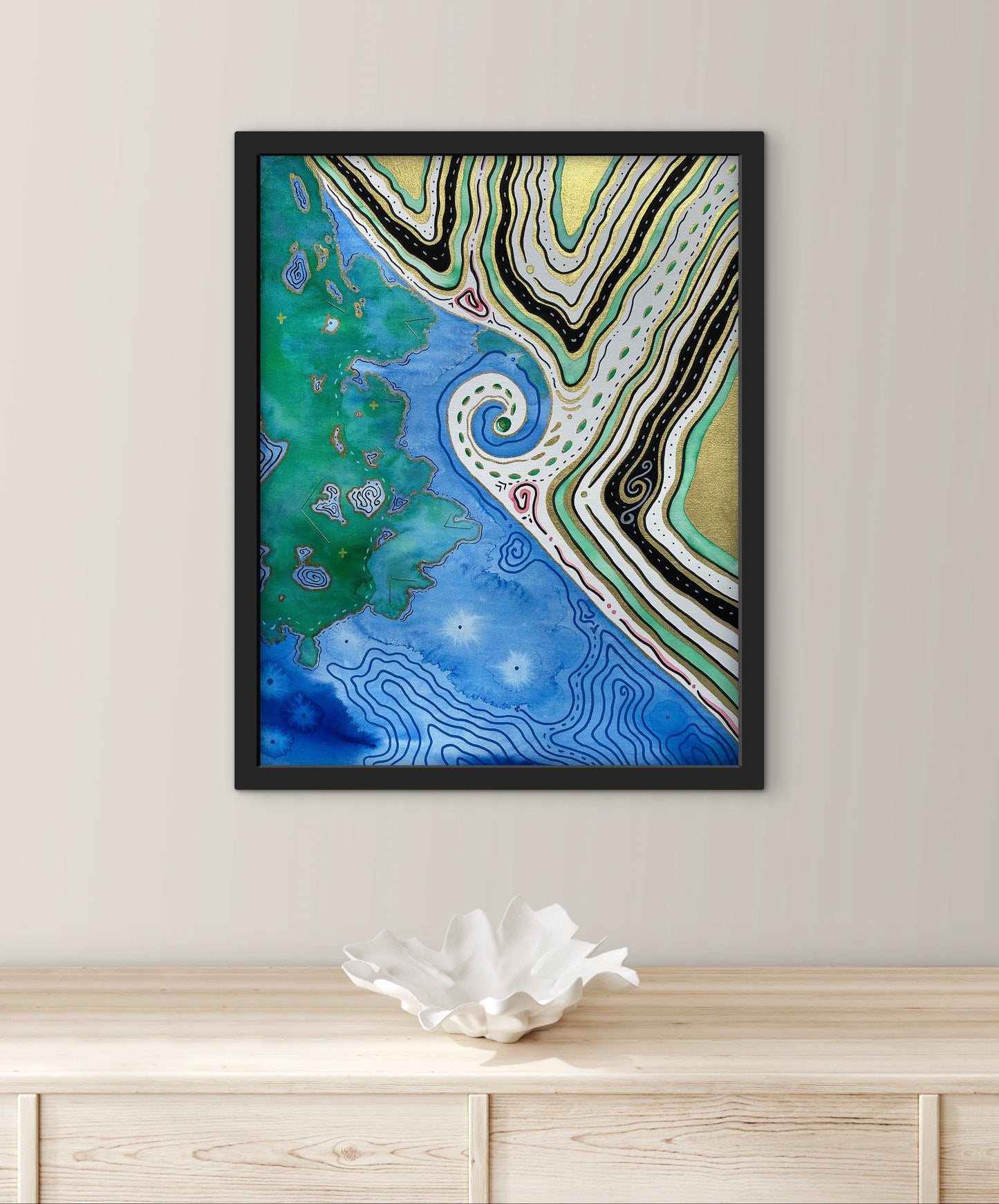 ‘Calichi’ - Ltd Edition Embellished Art Print - Signed by the Artist