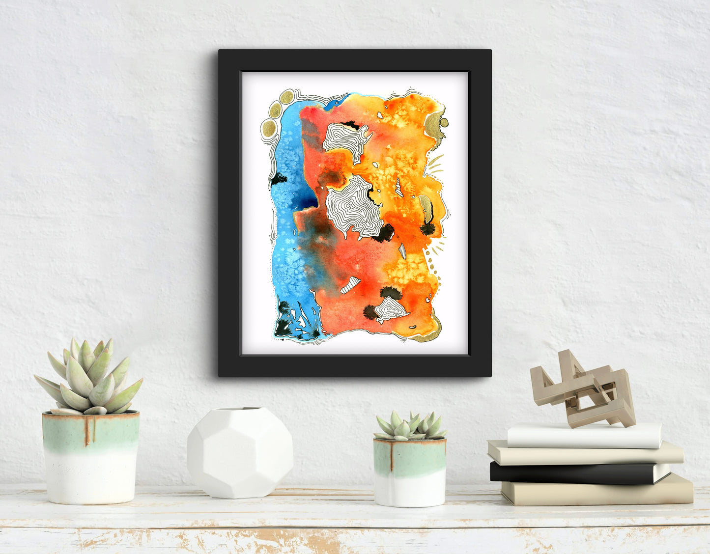 'Lava Lake' Fine Art Print