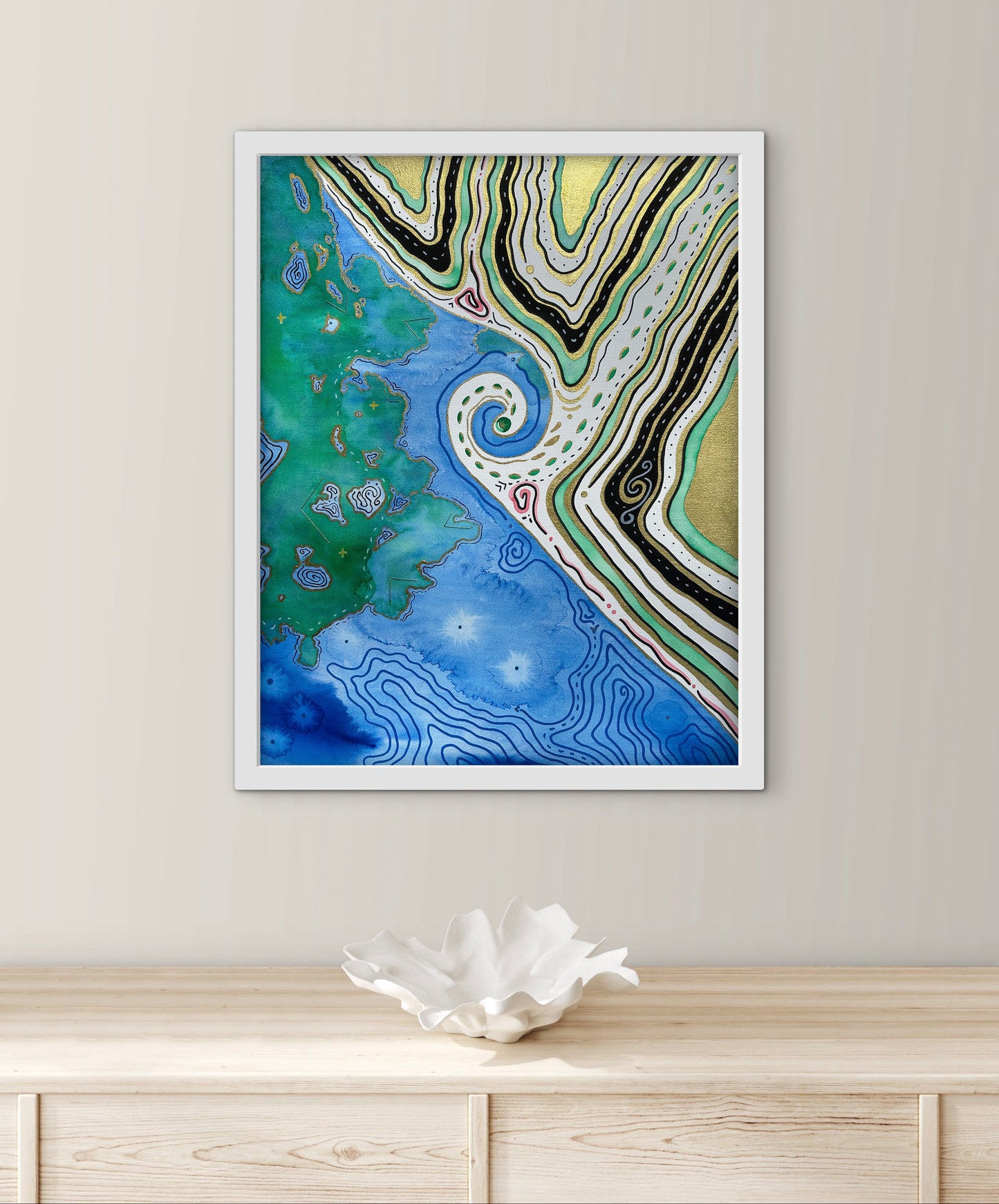 ‘Calichi’ - Ltd Edition Embellished Art Print - Signed by the Artist