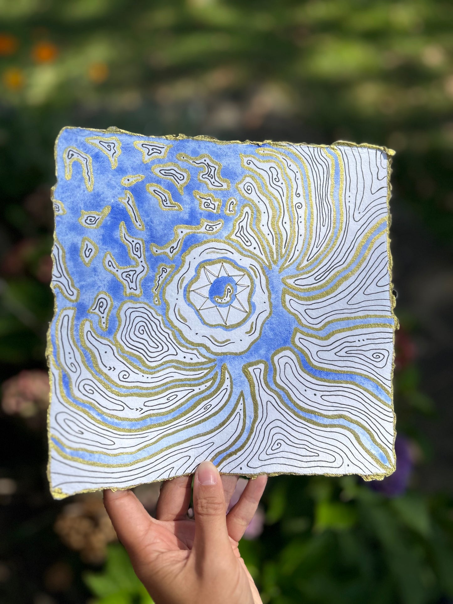 ‘Glacial Memory’ Original 8x8 Painting