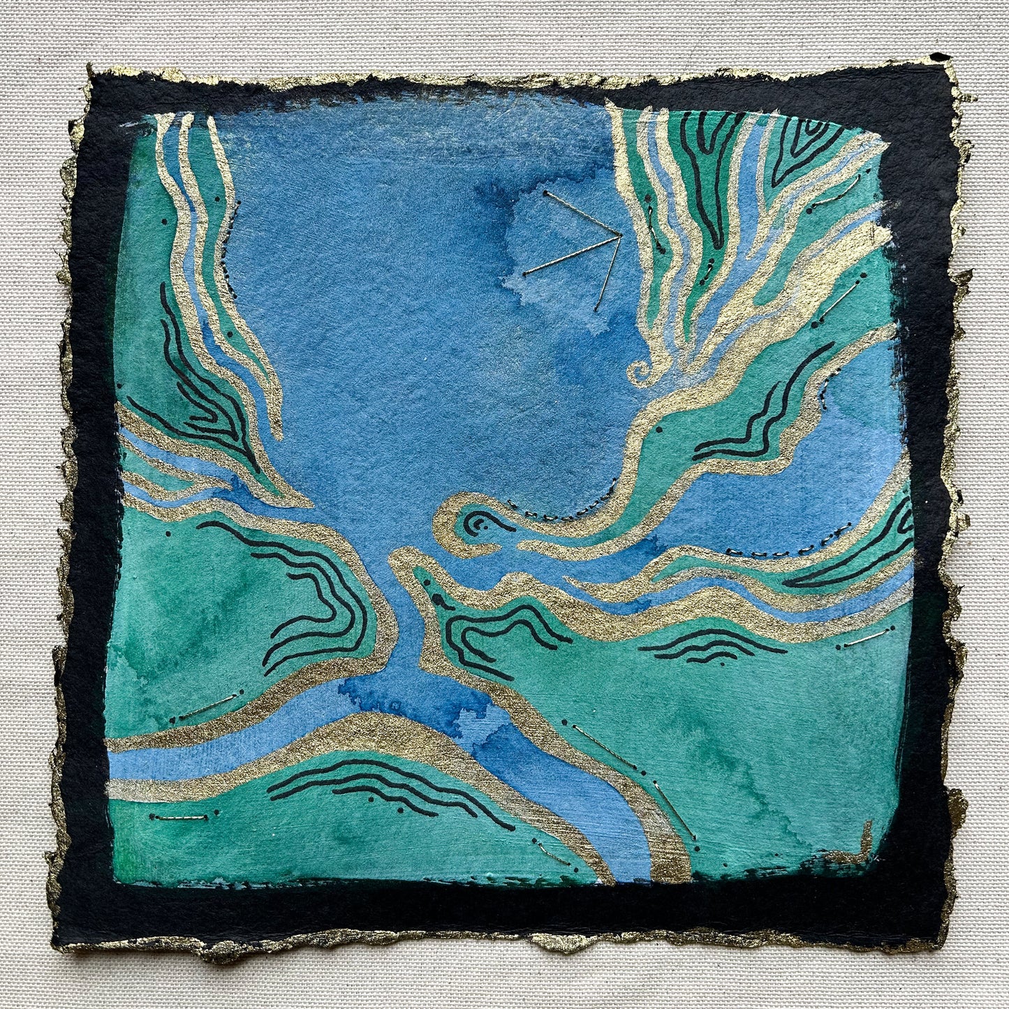 "SF:E No. 1" Original 8x8 Painting