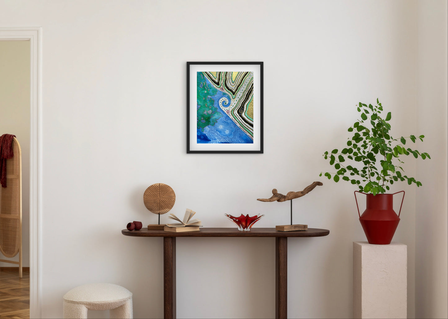 ‘Calichi’ - Ltd Edition Embellished Art Print - Signed by the Artist