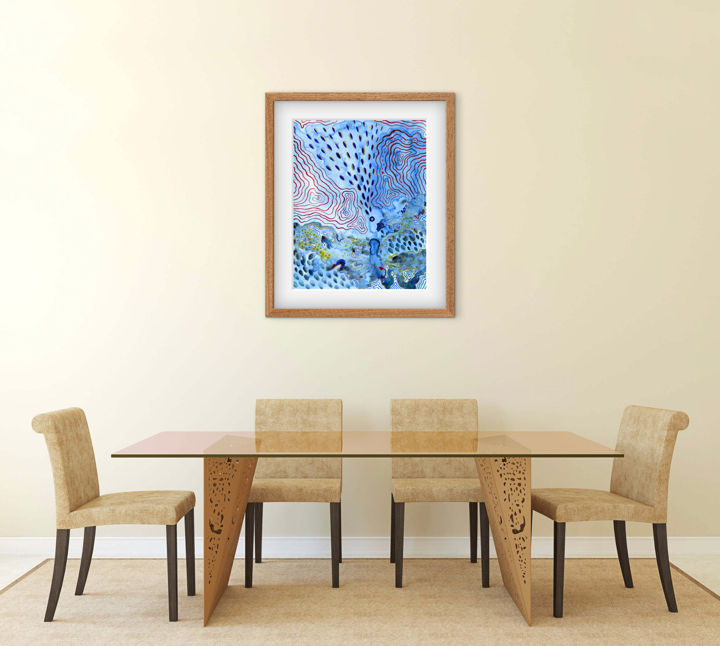 'Caribbean Coral Reef' Fine Art Print