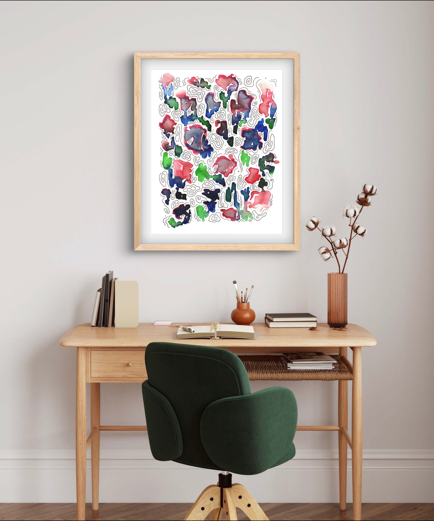 'Mesozoic Oasis' Art Print - Signed by The Artist - Limited Edition