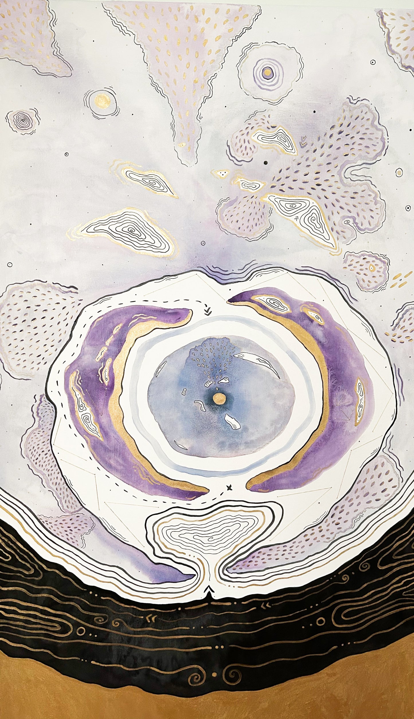 "Artesia" Original Painting - 62x36 Inches