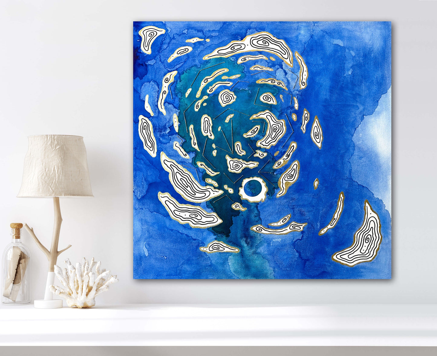 'Land / Break' Embellished Art Print - Signed By the Artist - Limited Edition