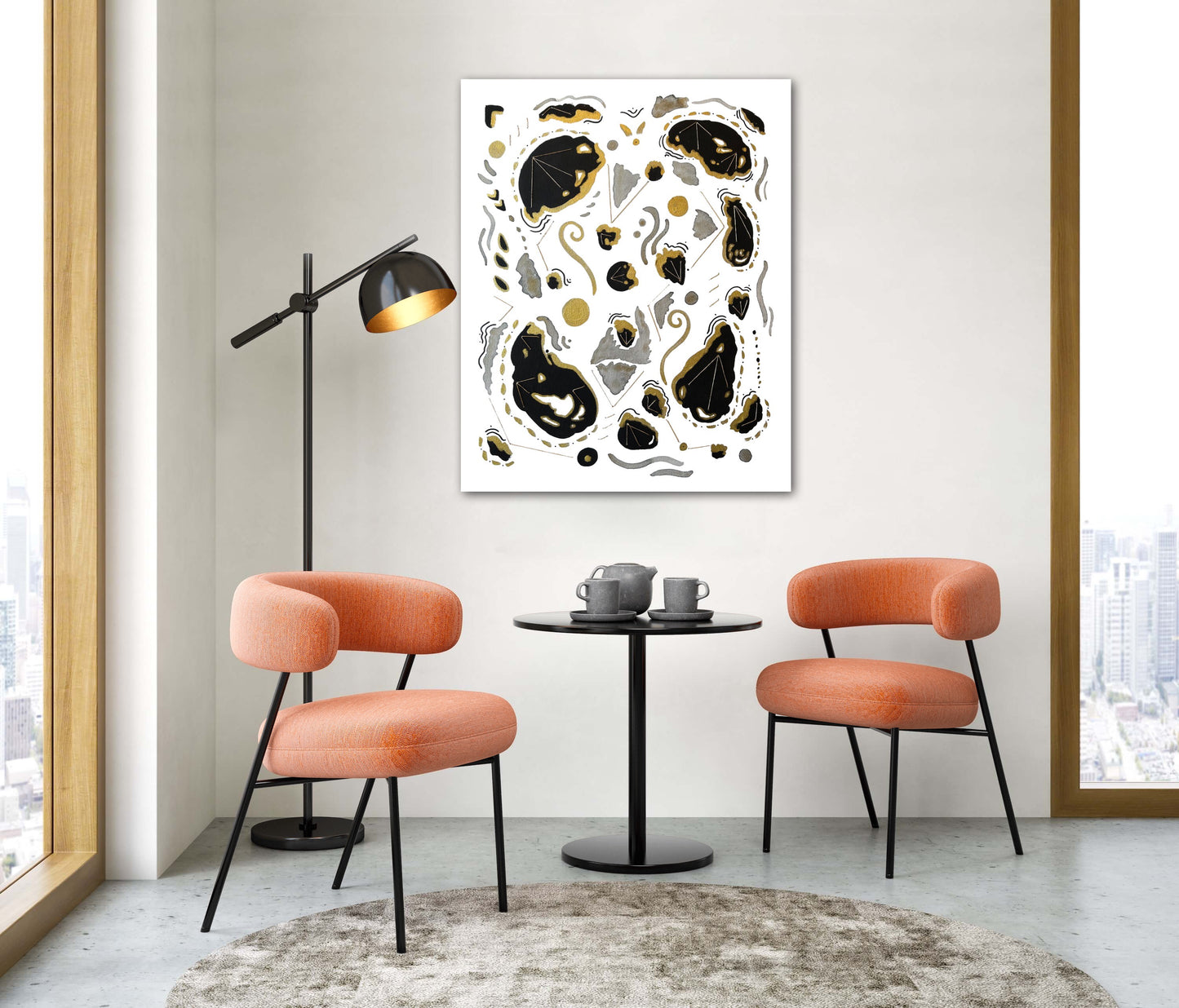 Delta Onyx No. 2 - Embellished Fine Art Print - Signed By The Artist