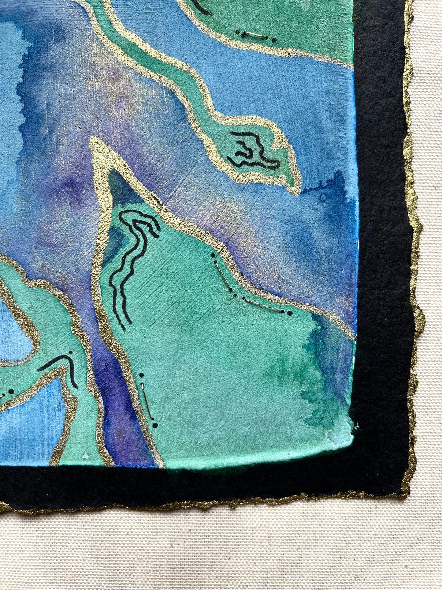 "SF:E No. 3" Original 8x8 Painting