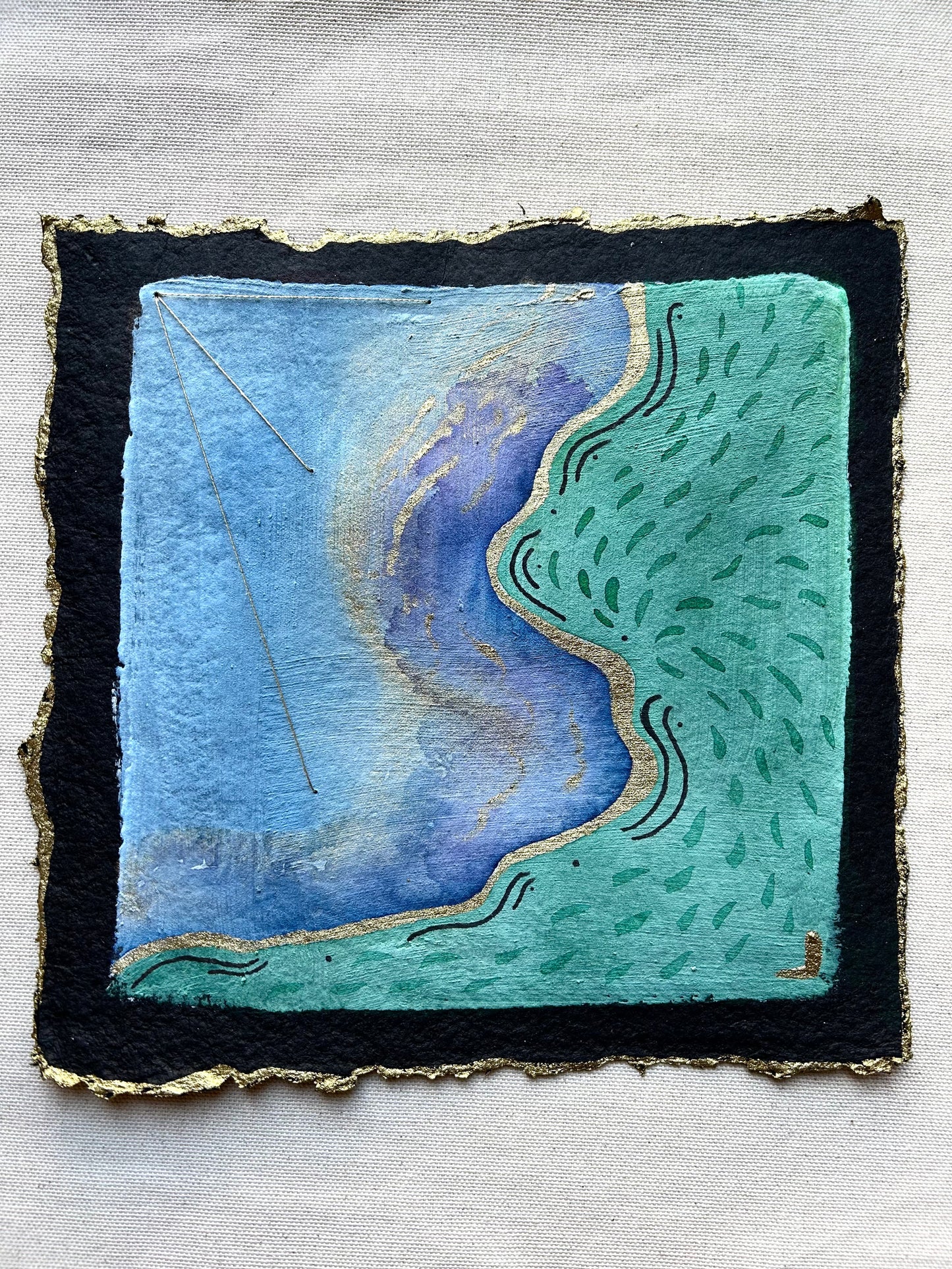 "SF:E No. 4" Original 8x8 Painting