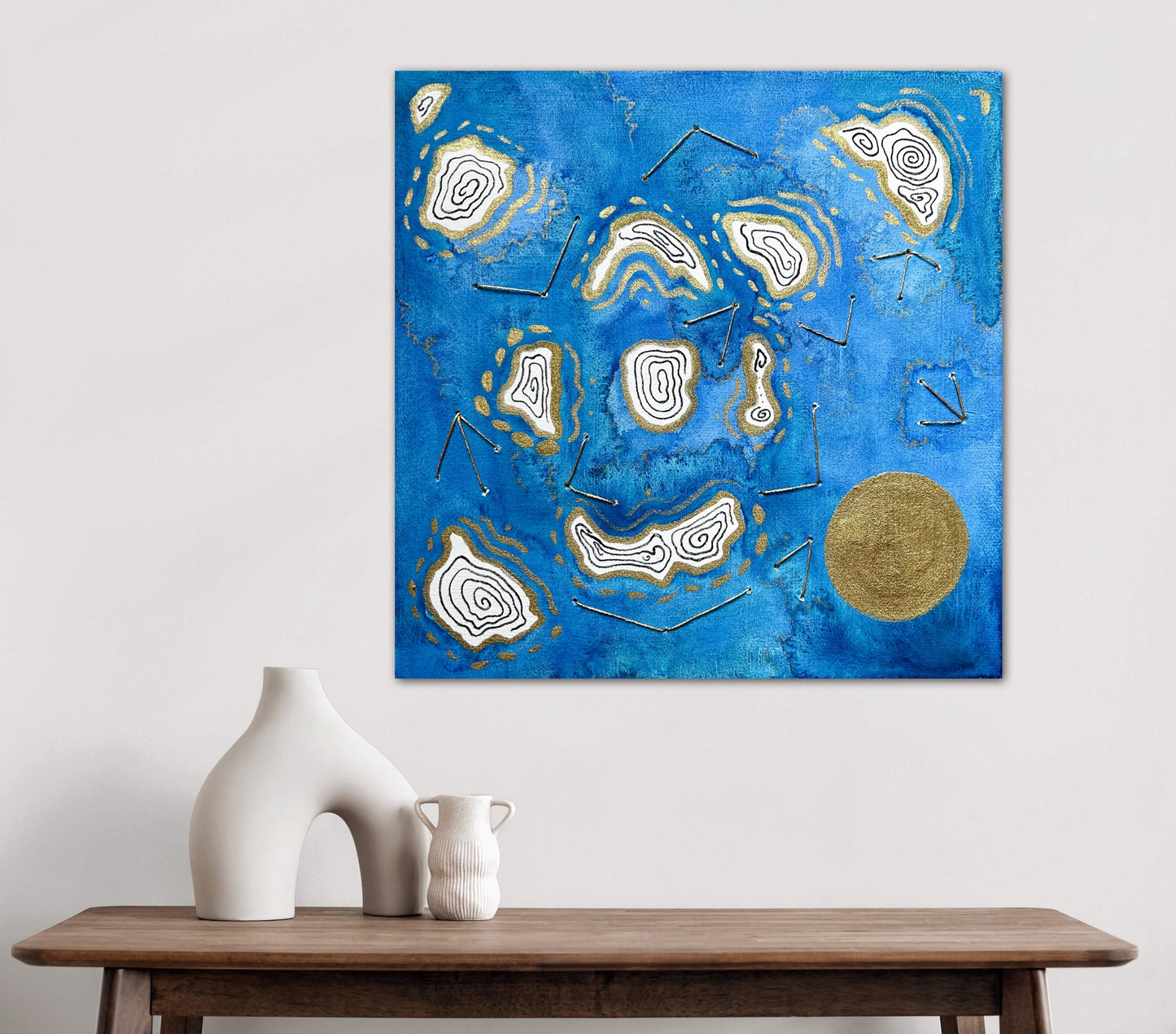 'Sun Over Sea' Embellished Art Print - Signed by the Artist - Limited Edition