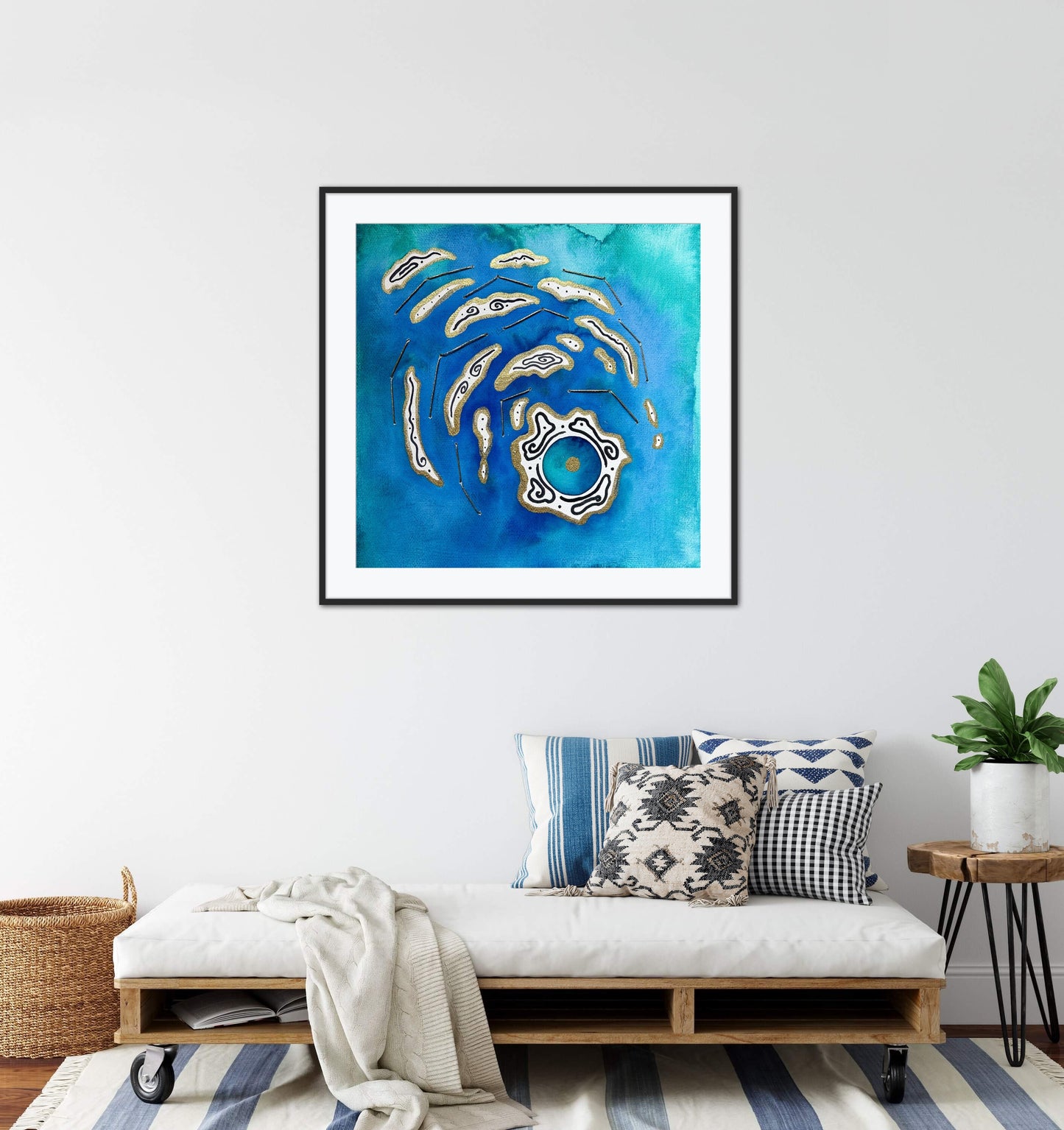 'Land / Break No. 2' Embellished Art Print - Signed by the Artist - Limited Edition