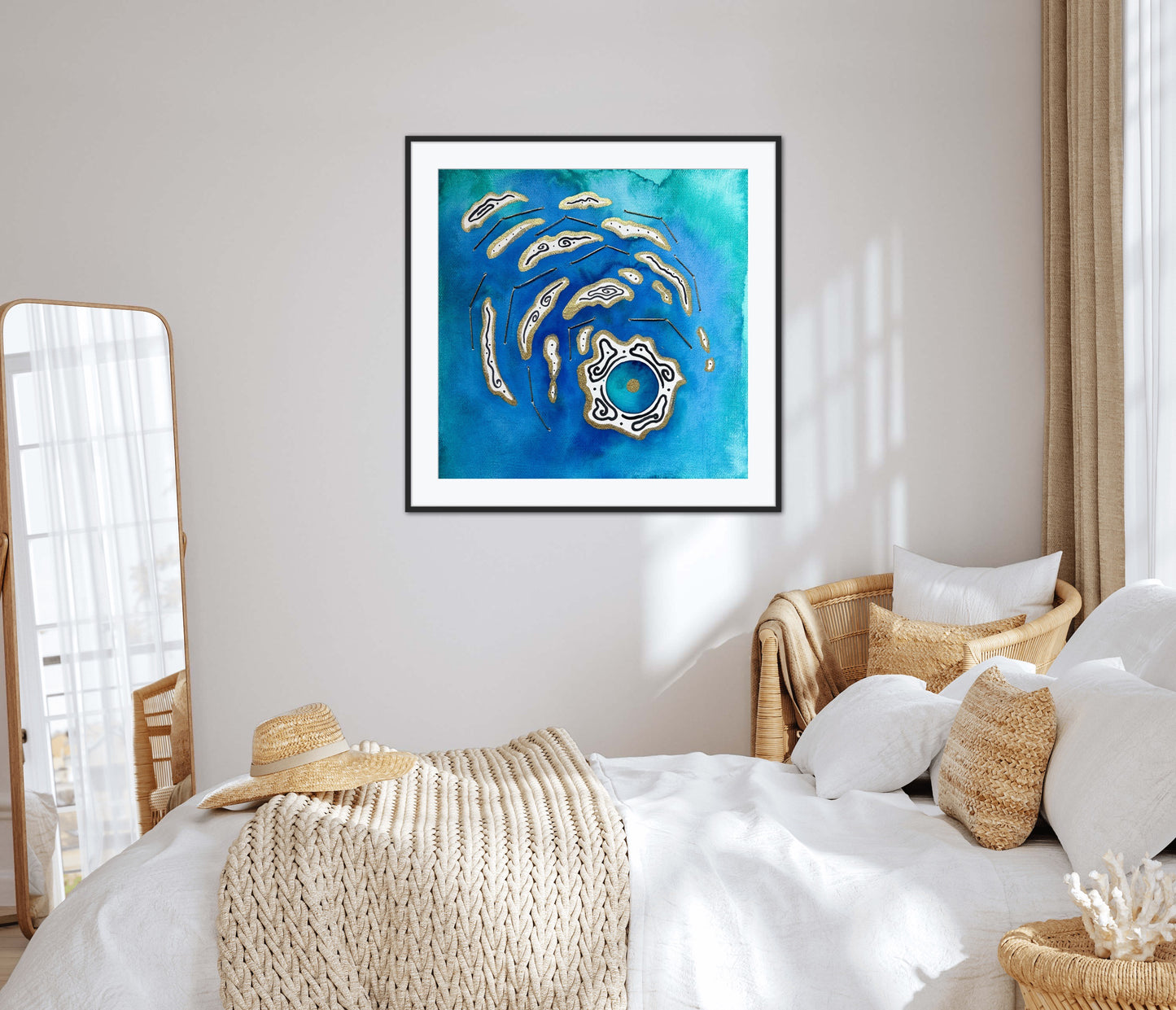 'Land / Break No. 2' Embellished Art Print - Signed by the Artist - Limited Edition