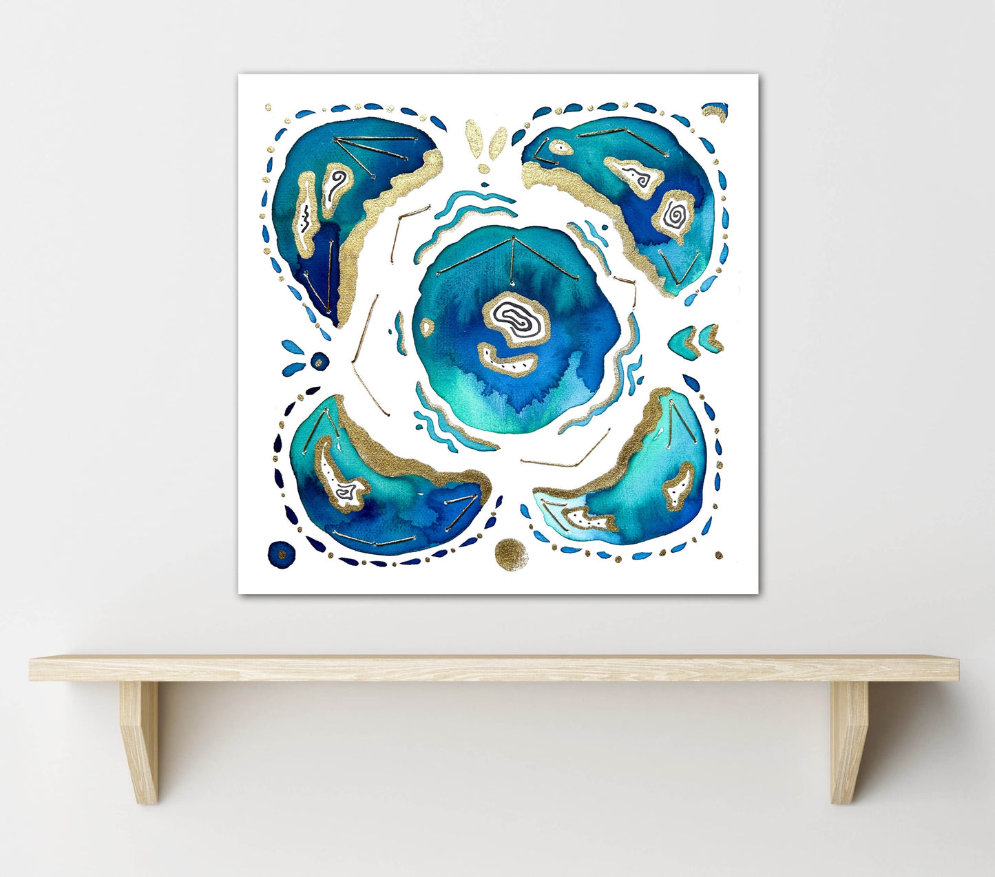 'Sand Magic No.2' Embellished Art Print - Signed By the Artist - Limited Edition