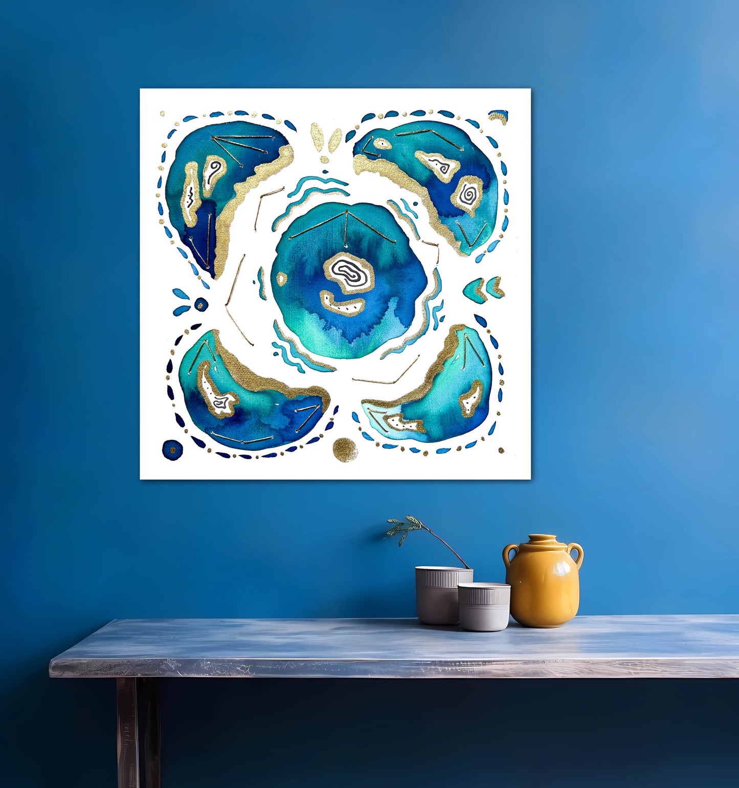 'Sand Magic No.2' Embellished Art Print - Signed By the Artist - Limited Edition