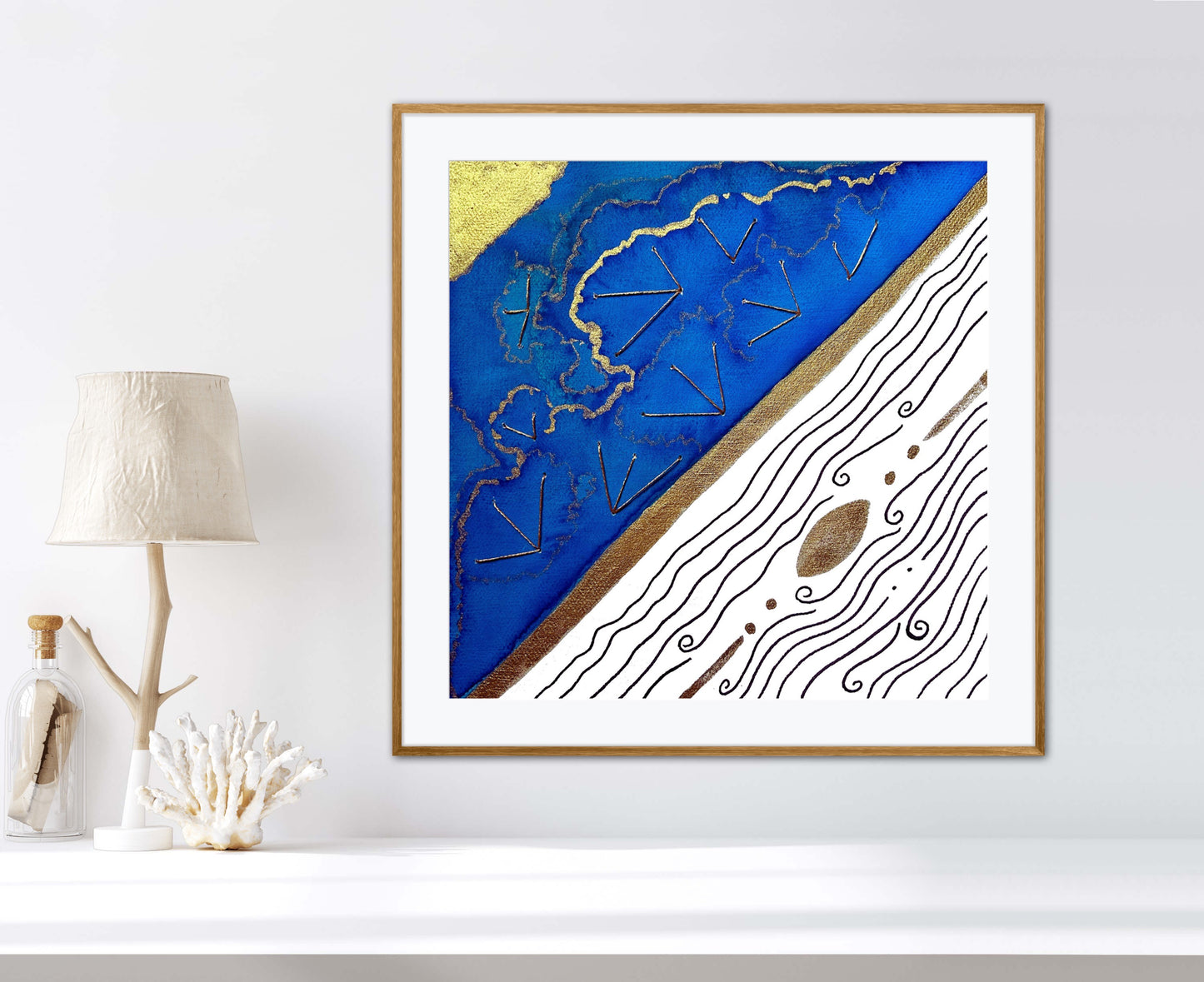 'Sea Sky' Embellished Art Print - Signed By the Artist - Limited Edition