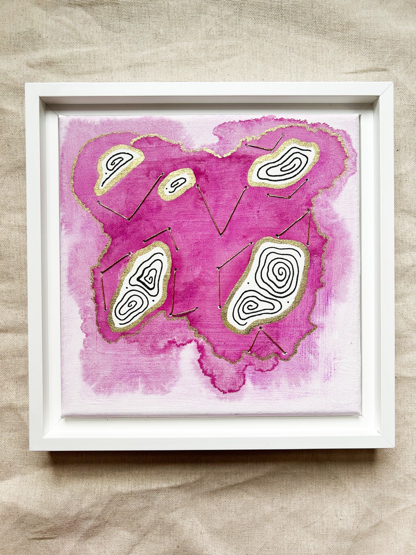 'Halophilic' - 8x8 Original Painting