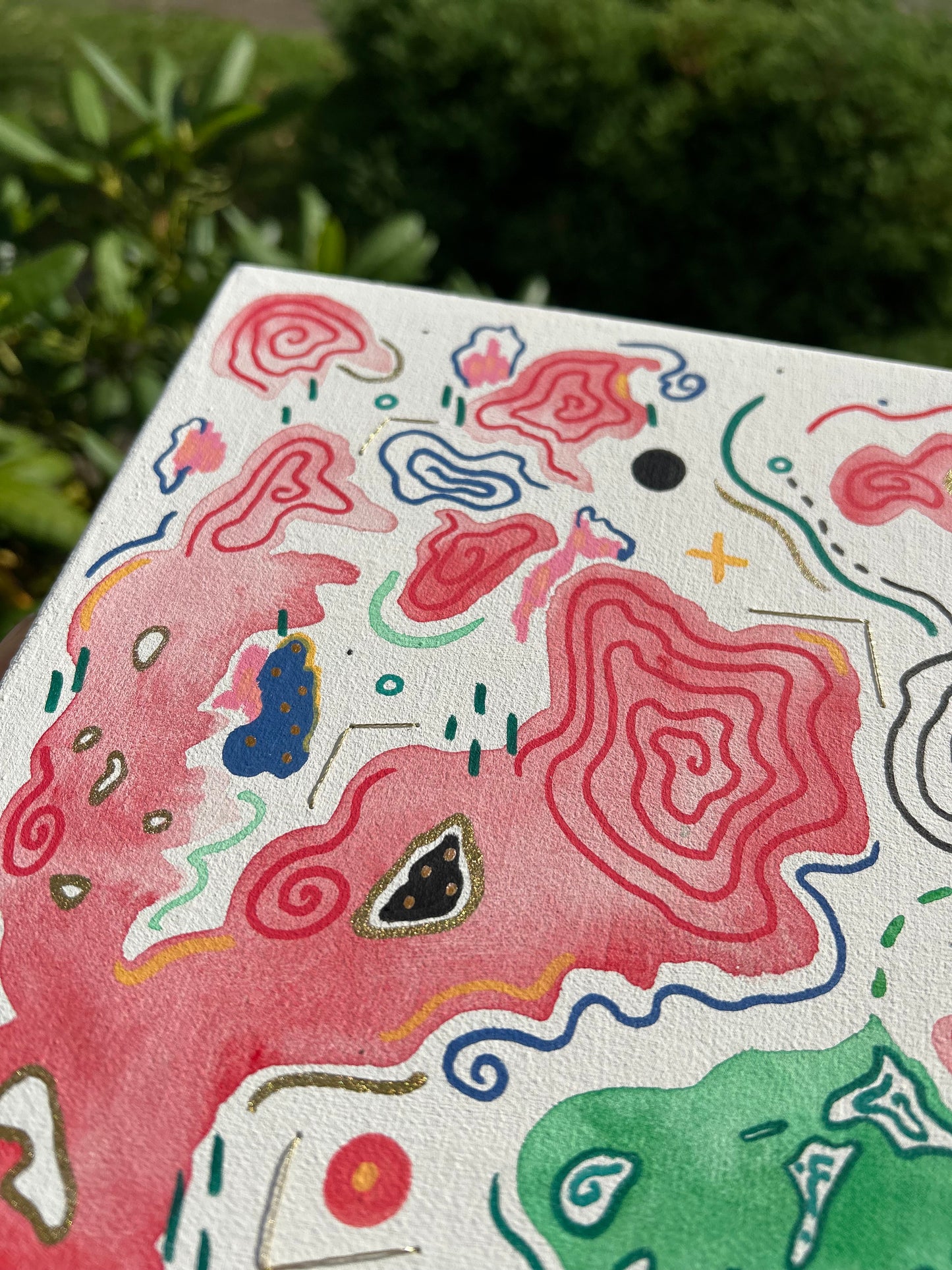 "Island of Things No. 1", 10x 10 Original Painting