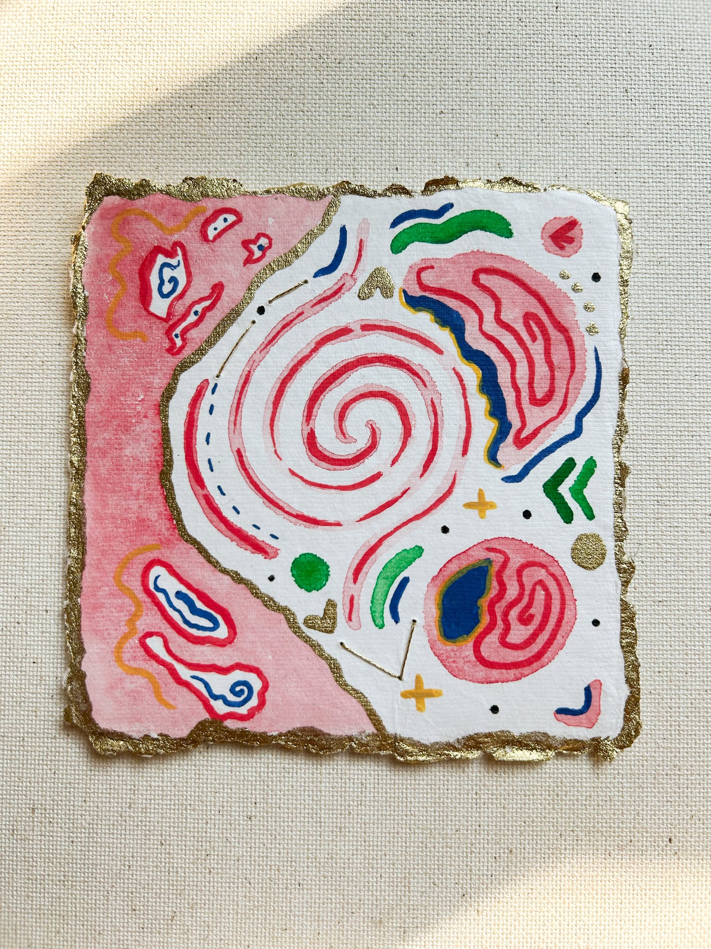 "Island of Things No. 3", 4x4 Original Painting