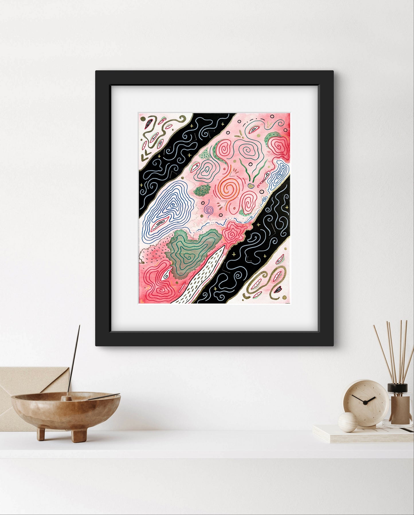 'Map of Collective Memory' Limited Edition Art Print - Signed By the Artist