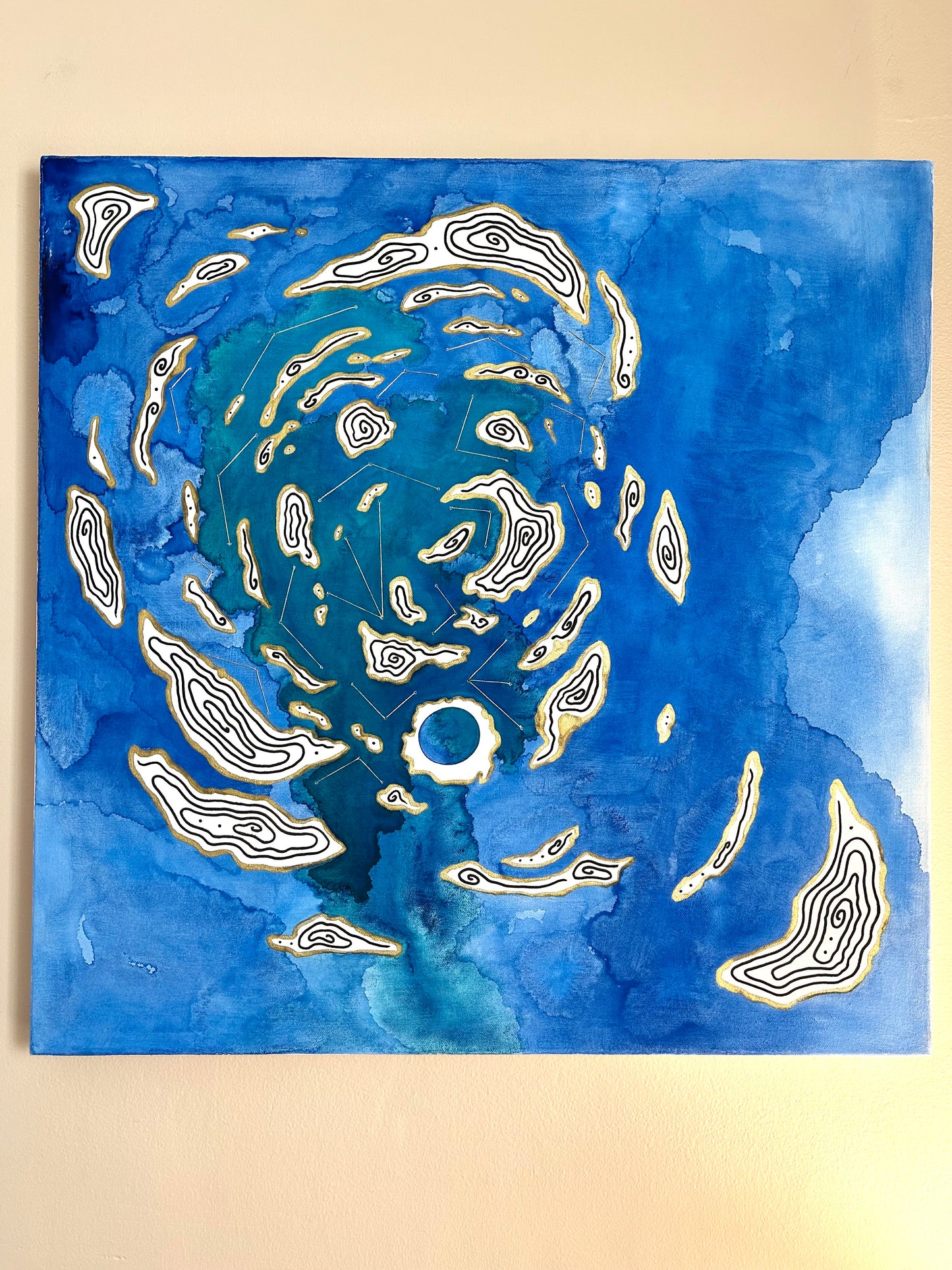 'Land / Break' - Original 24x24 Painting