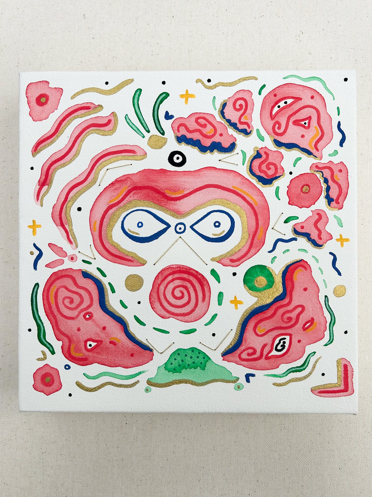 'Islands of Eternal Love' - Original 8x8 Painting