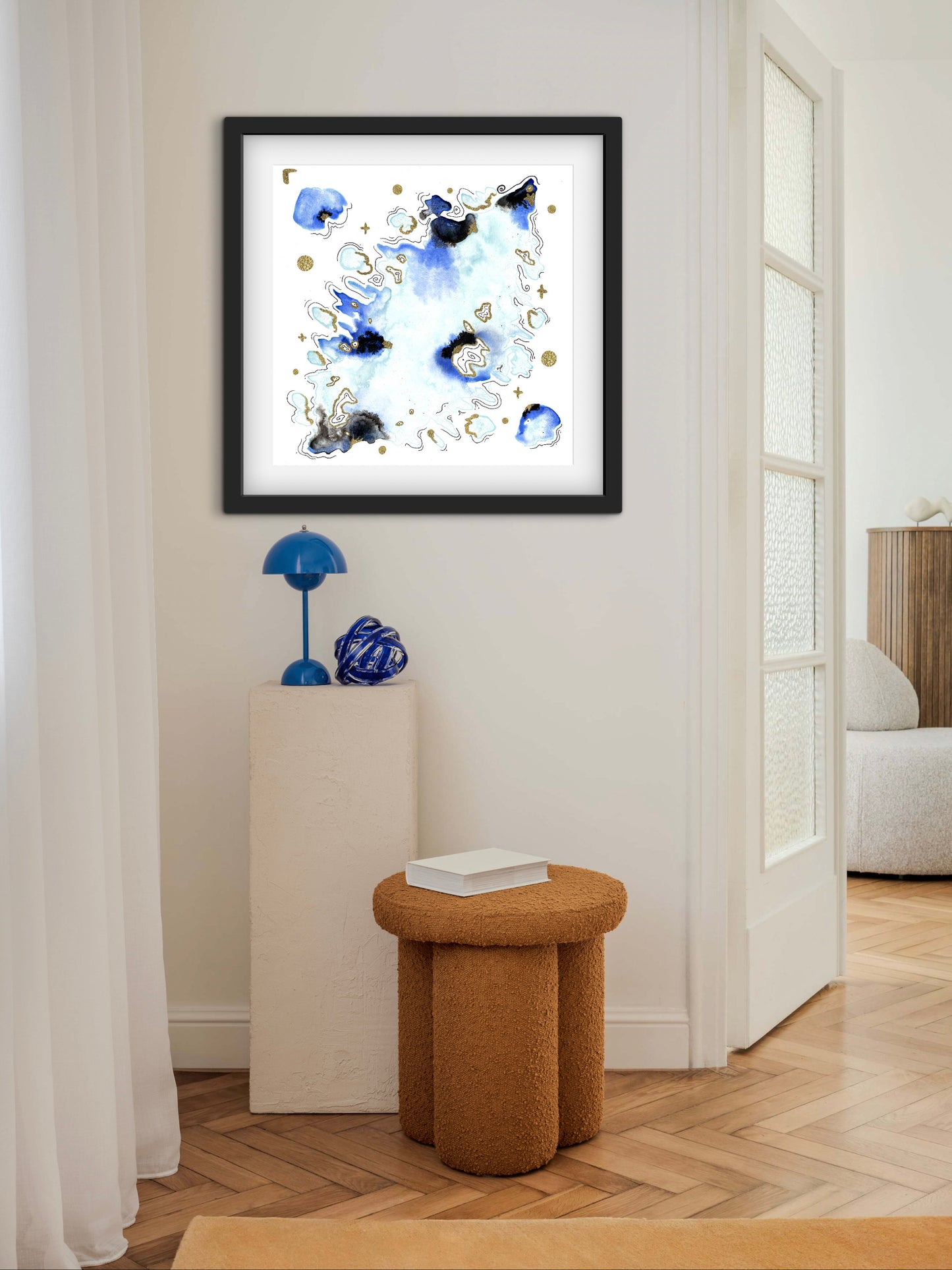 'Blue Burst No.2' - Limited Edition Fine Art Print - Signed by the Artist