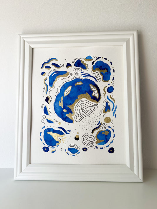 Scylla - Original Painting - 8x10 - Odyssey Collection