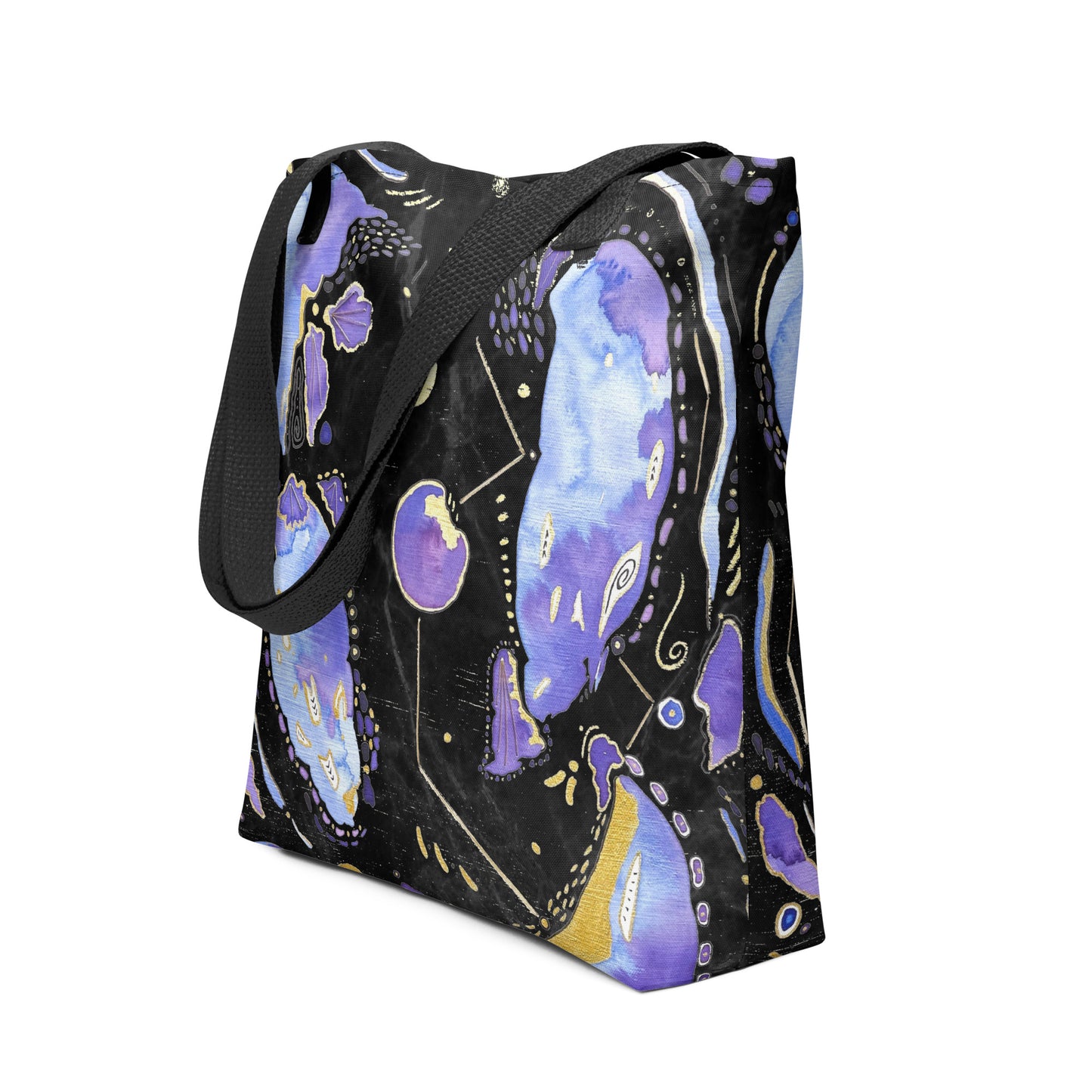 Cosmic Ocean Tote Bag (Dark)