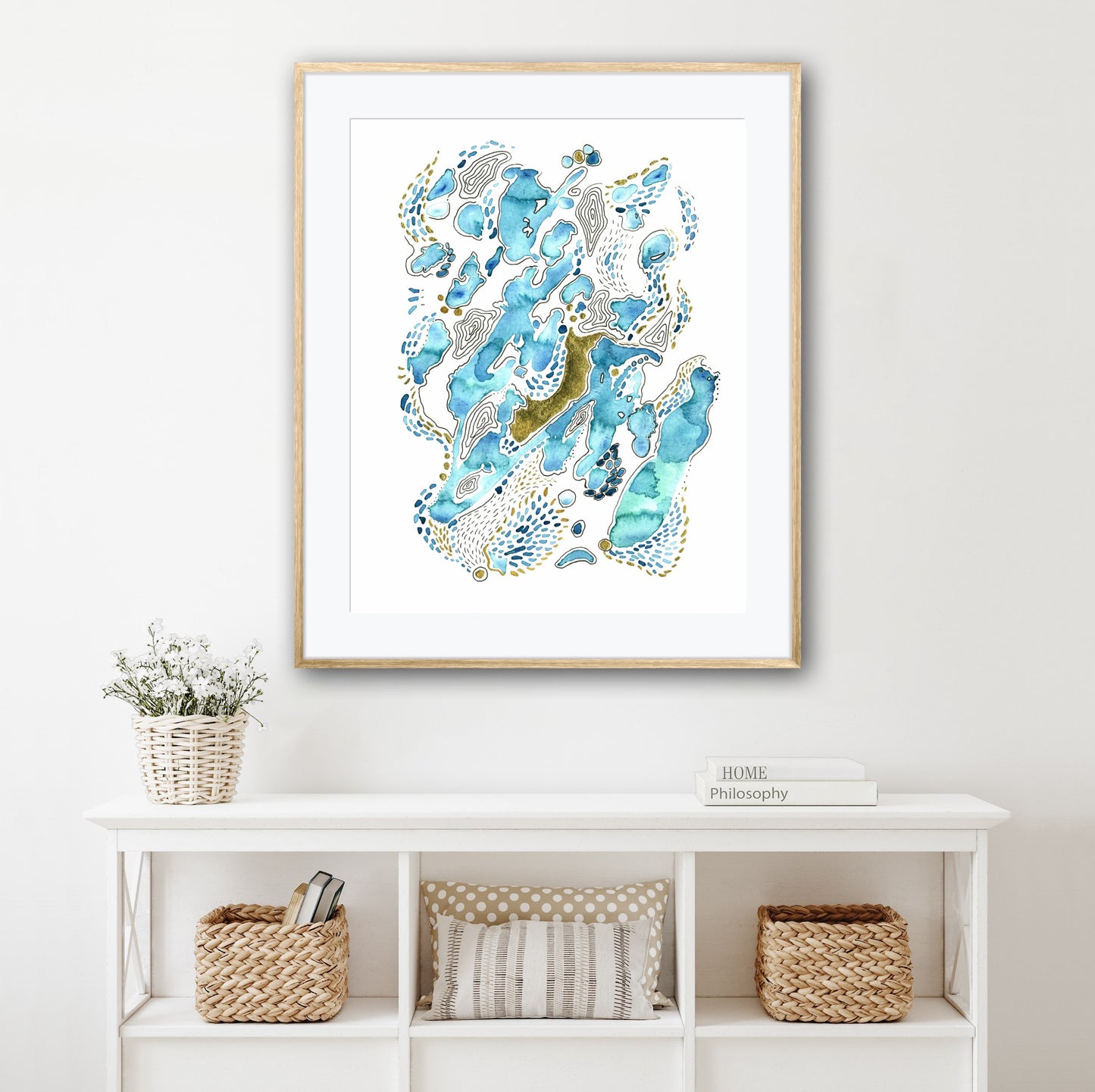 'Salty Seas' Embellished Fine Art Print - Signed By The Artist