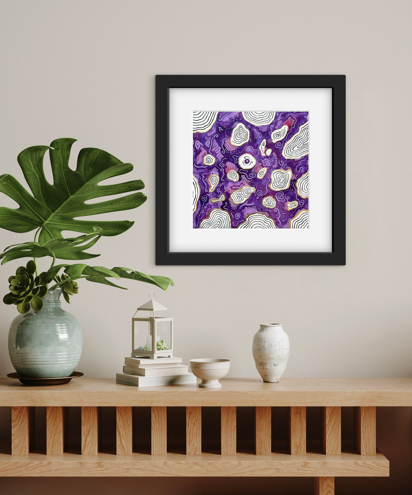 ‘Amethyst Magic No.5 - Limited Edition Fine Art Print - Signed by the Artist