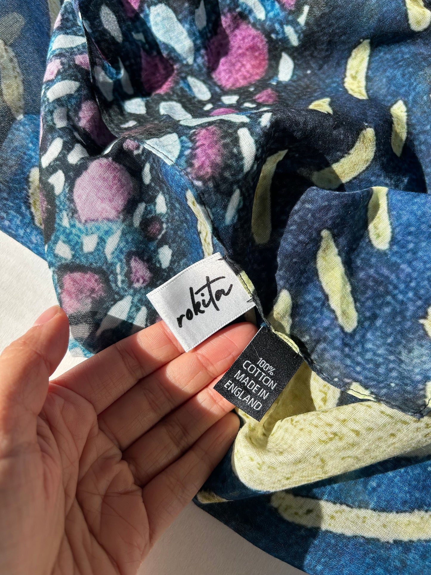 ‘The Lasting Place’ - Luxury Cotton Silk Scarf