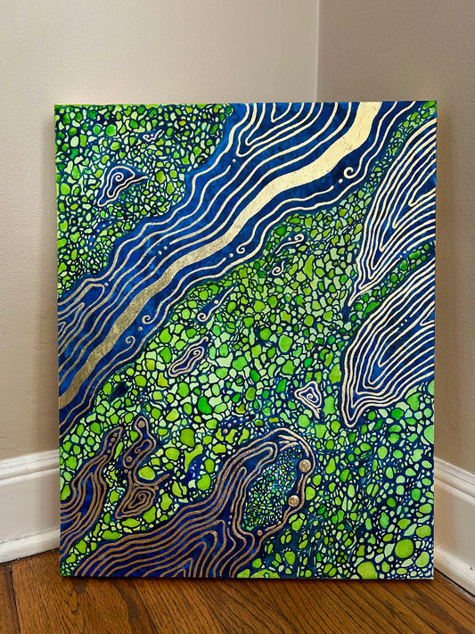 ‘Mutual Cartography’ - Original 16x20 Painting