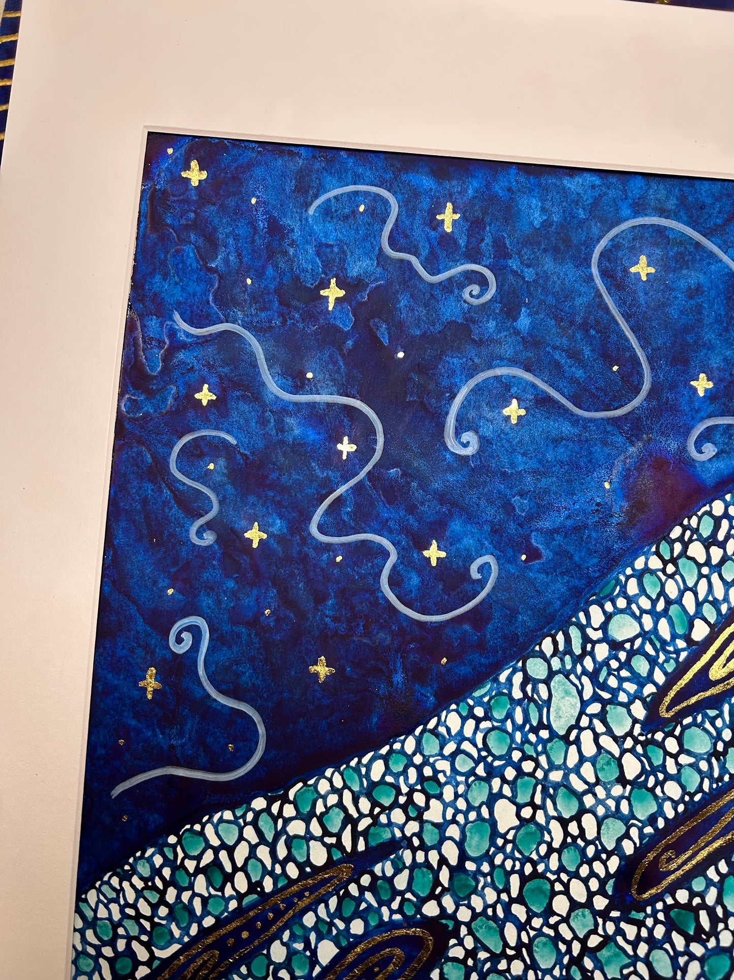 ‘Collective Transcendence’ - Original 8x10 Painting - Matted in White