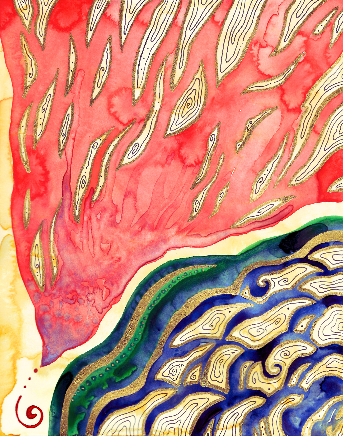 'Flame' Fine Art Print