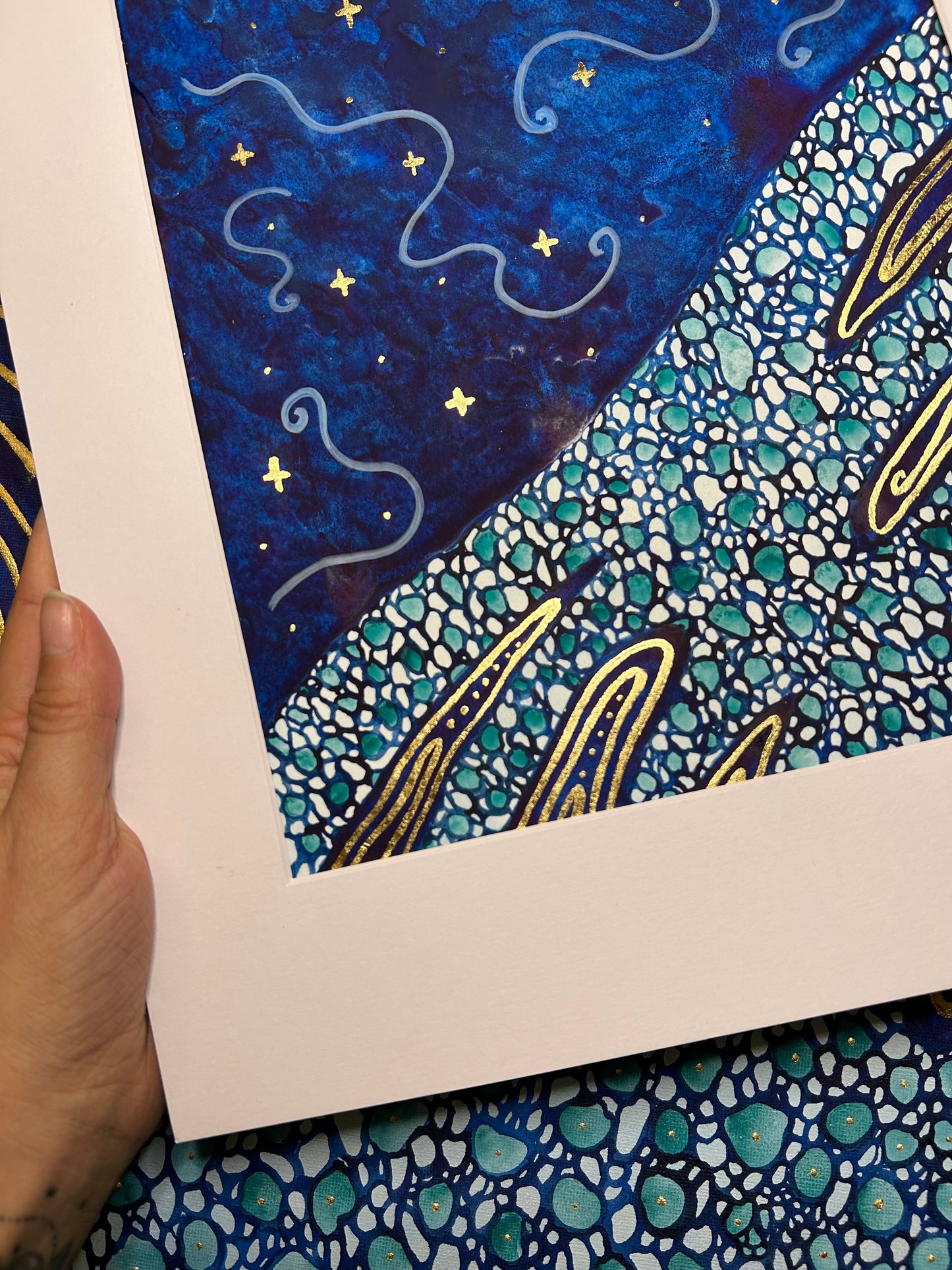 ‘Collective Transcendence’ - Original 8x10 Painting - Matted in White