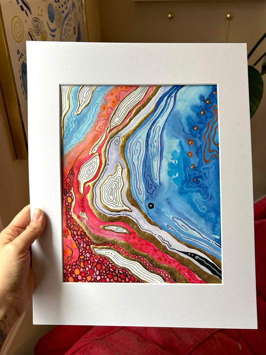 ‘A Fragile Survival’ - Original 8x10 Painting - Matted in White to 11x14