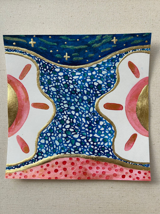 ‘A Democracy of Light No.6’ - Original 6x6 Painting