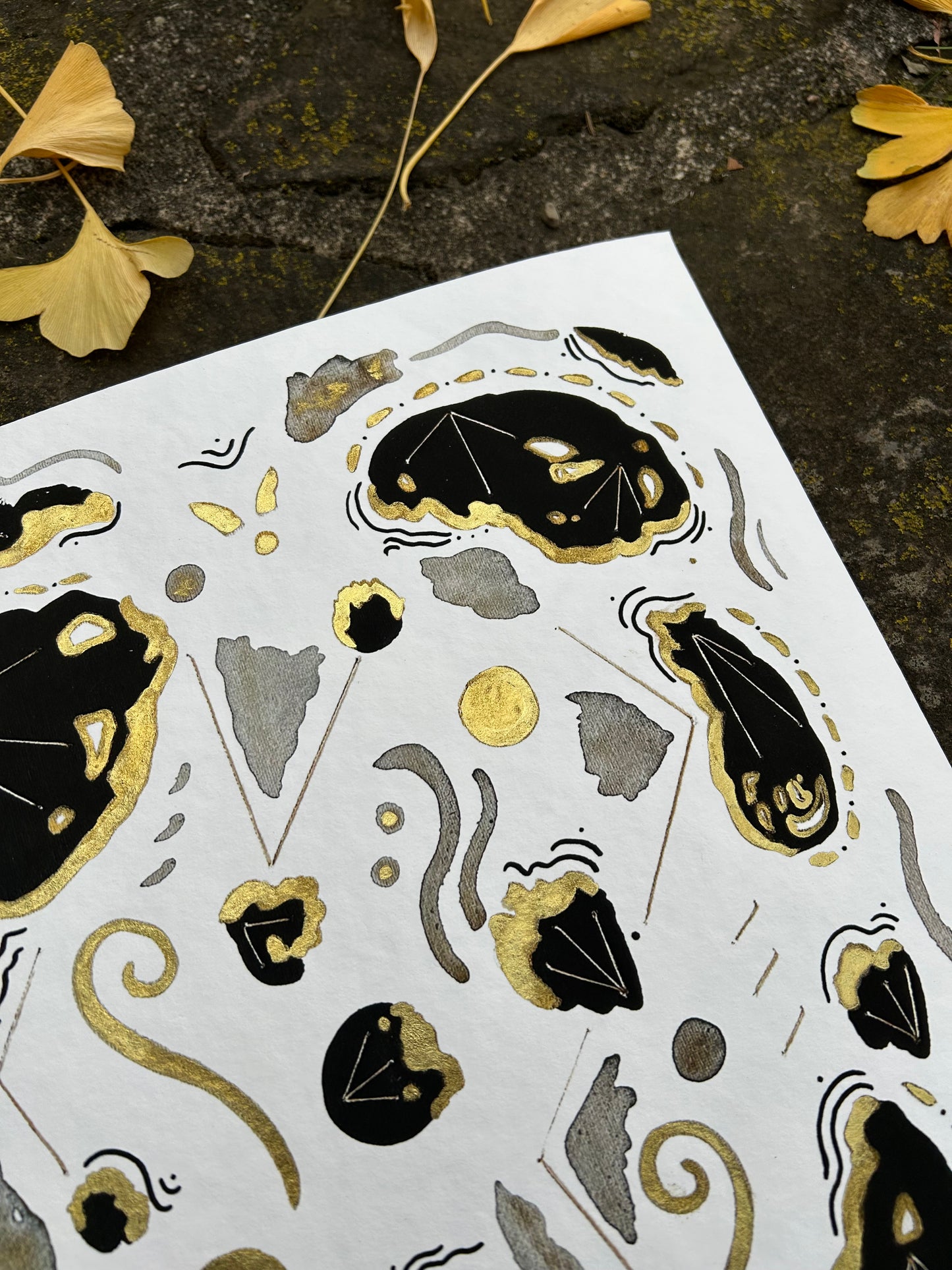 Delta Onyx No. 2 - Embellished Fine Art Print - Signed By The Artist