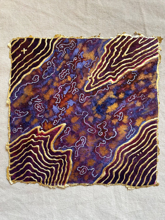 ‘Cosmic Vibrations’ - Original 8x8 Painting